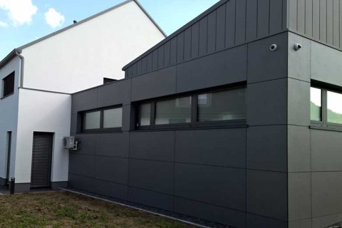 Ausschnitt Fassade Bild zeigt Ausschnitt einer Fassade